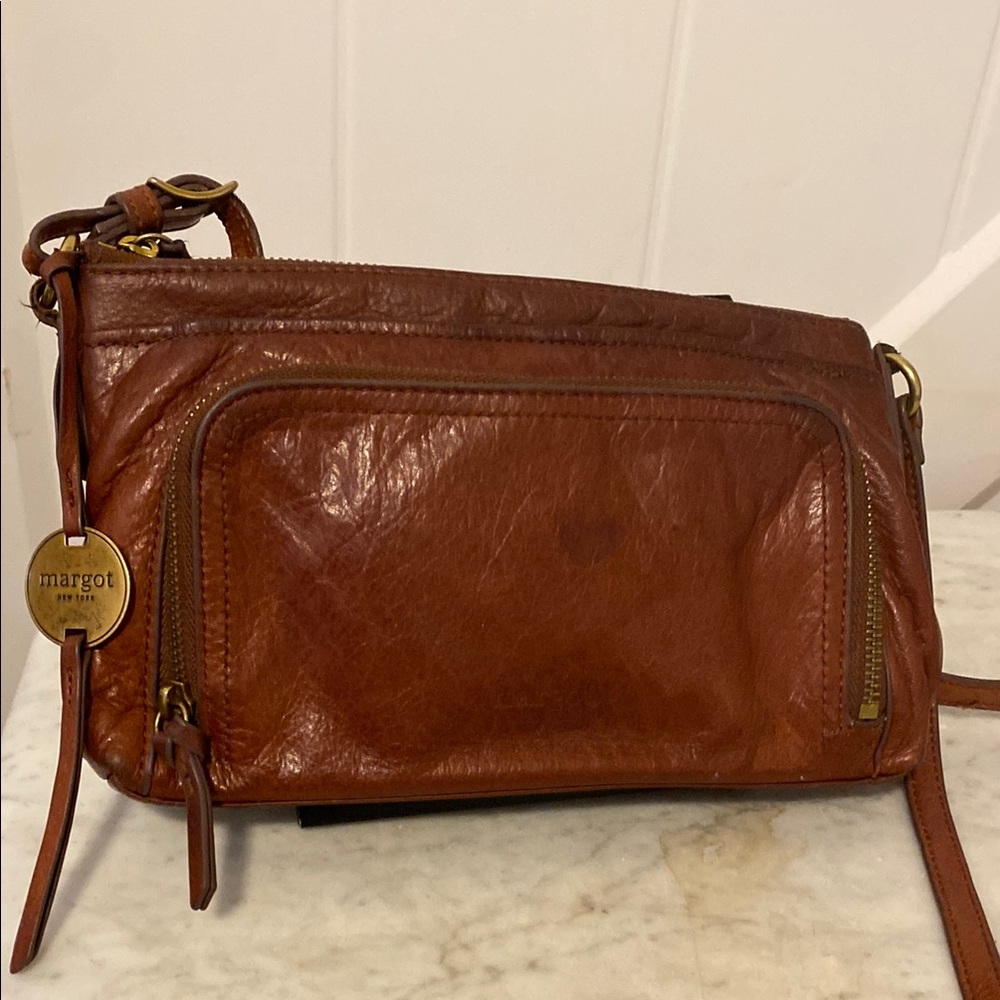686 Margot New York cognac glove leather PO WCROSSBODY strap